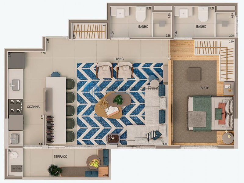 Apartamento à venda  no Bethaville I - Barueri, SP. Imóveis